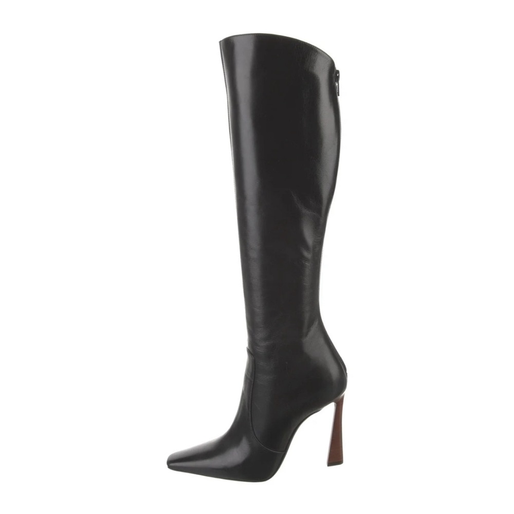 Saint Laurent Tom Stacked Heel Tall Boot